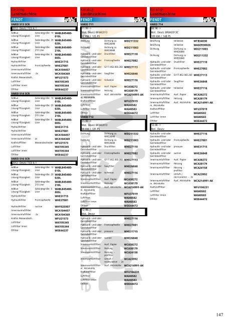 Katalog Landmaschinen