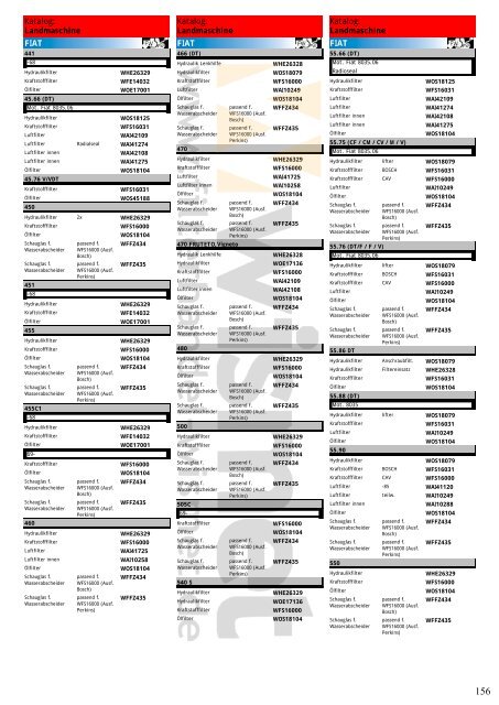 Katalog Landmaschinen