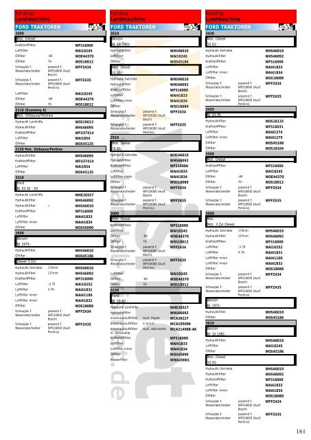 Katalog Landmaschinen