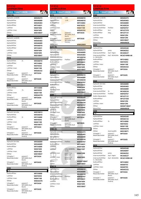 Katalog Landmaschinen