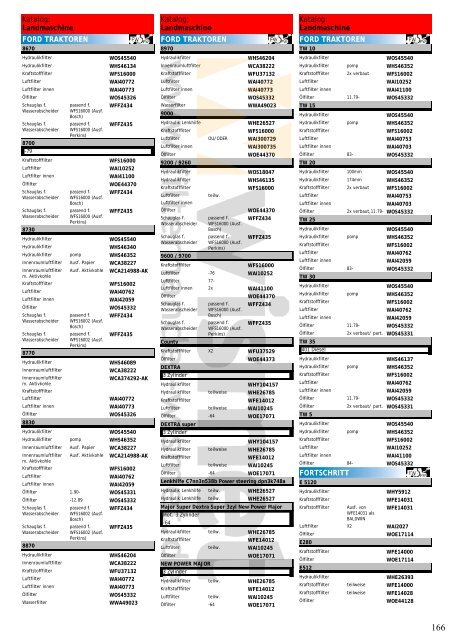 Katalog Landmaschinen