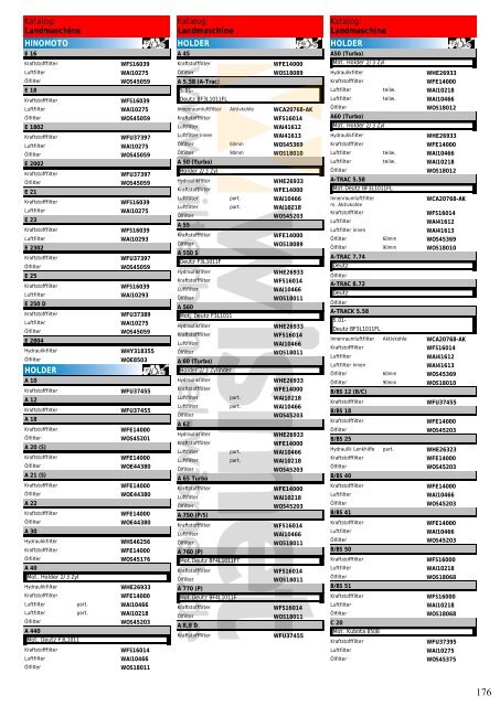 Katalog Landmaschinen