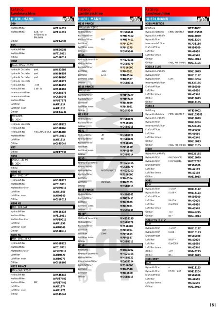 Katalog Landmaschinen