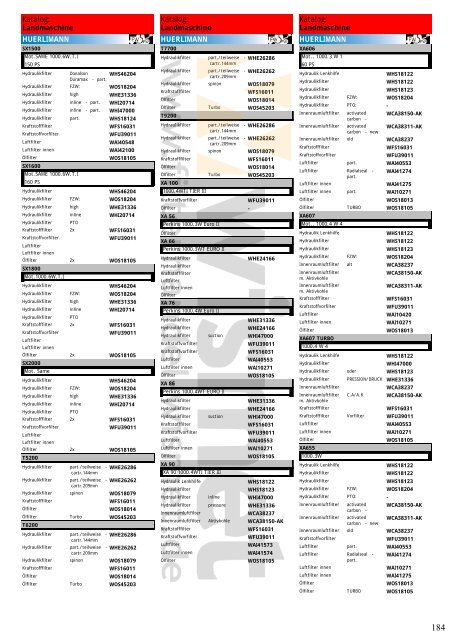 Katalog Landmaschinen