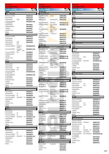 Katalog Landmaschinen