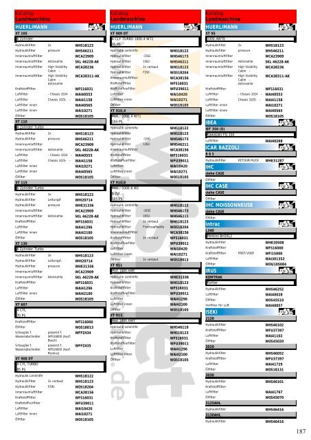 Katalog Landmaschinen