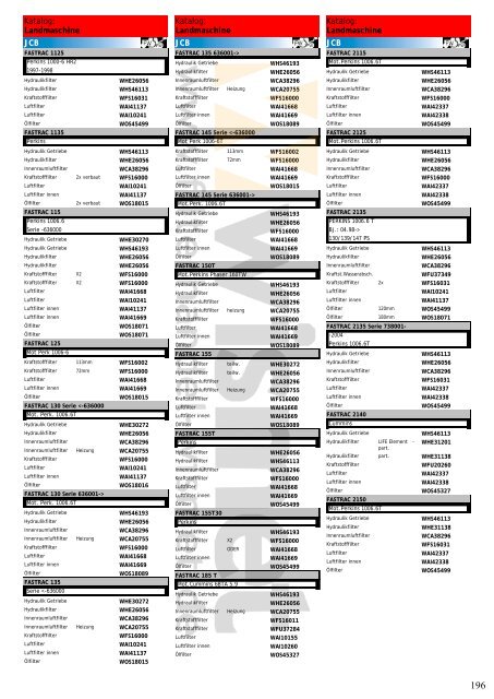 Katalog Landmaschinen