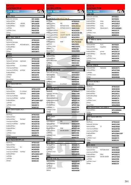 Katalog Landmaschinen