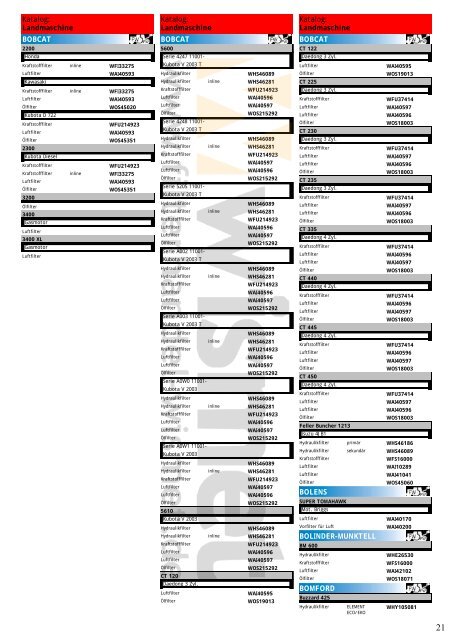 Katalog Landmaschinen