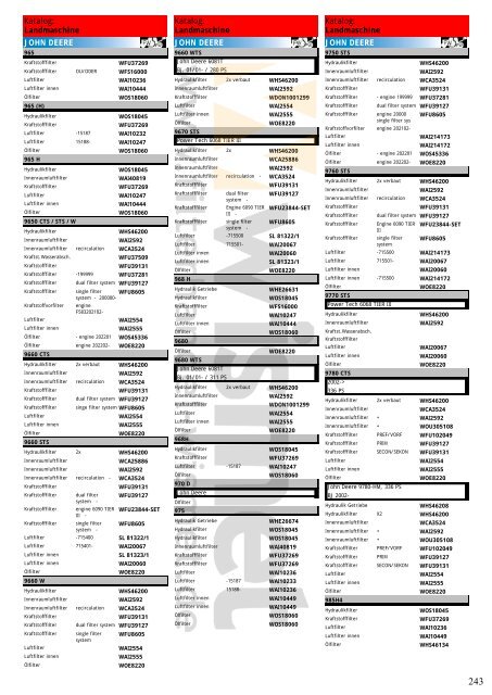 Katalog Landmaschinen