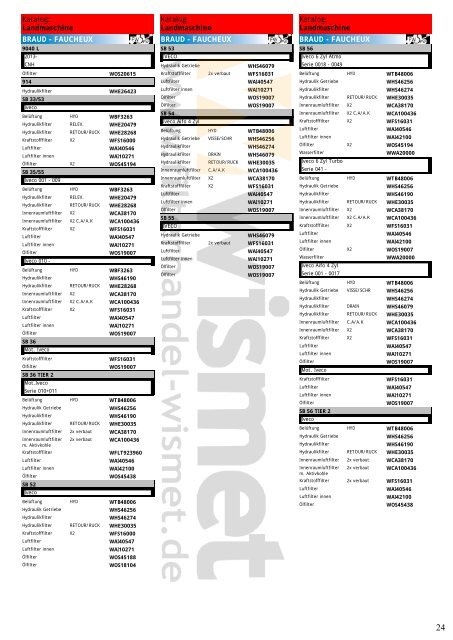 Katalog Landmaschinen