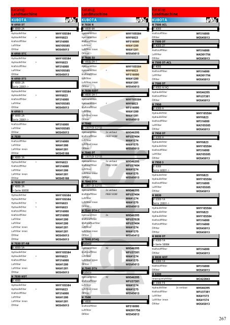 Katalog Landmaschinen