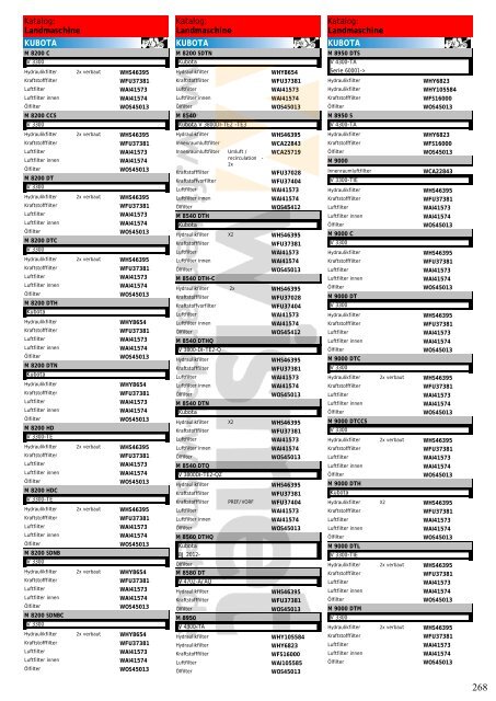 Katalog Landmaschinen