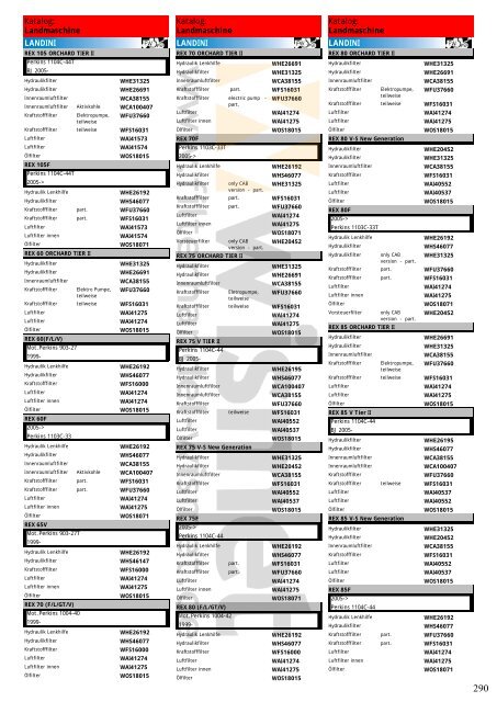 Katalog Landmaschinen