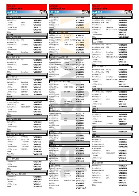 Katalog Landmaschinen