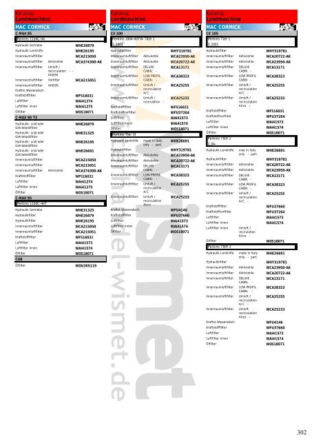 Katalog Landmaschinen