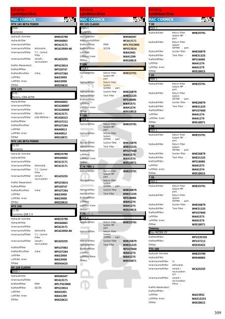 Katalog Landmaschinen