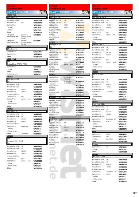 Katalog Landmaschinen