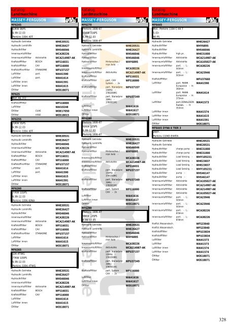 Katalog Landmaschinen