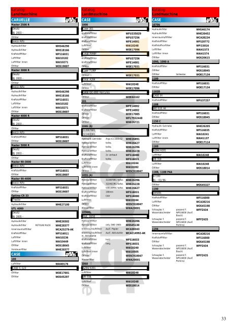 Katalog Landmaschinen