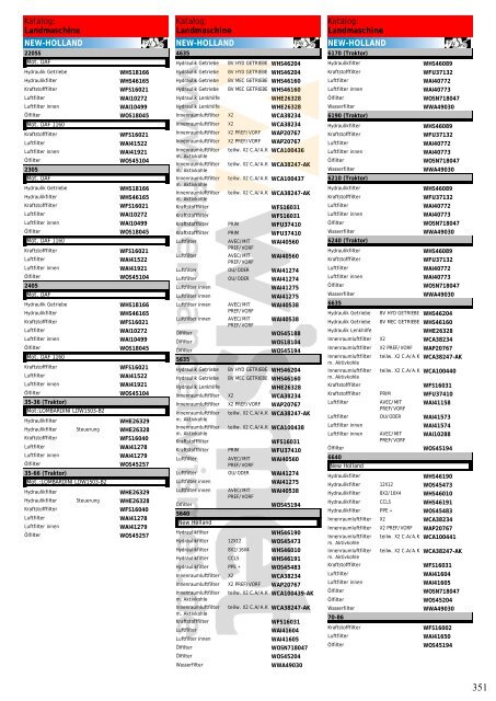 Katalog Landmaschinen