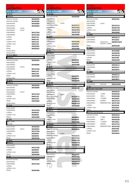 Katalog Landmaschinen