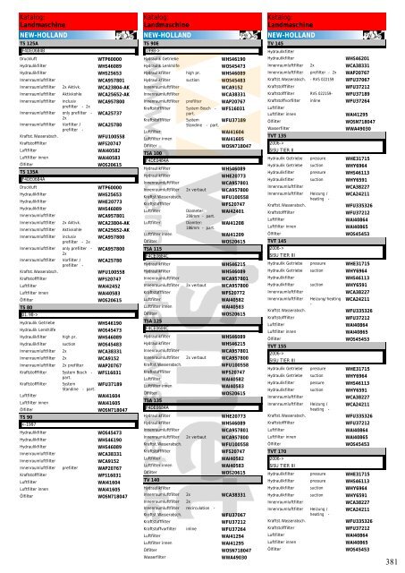 Katalog Landmaschinen