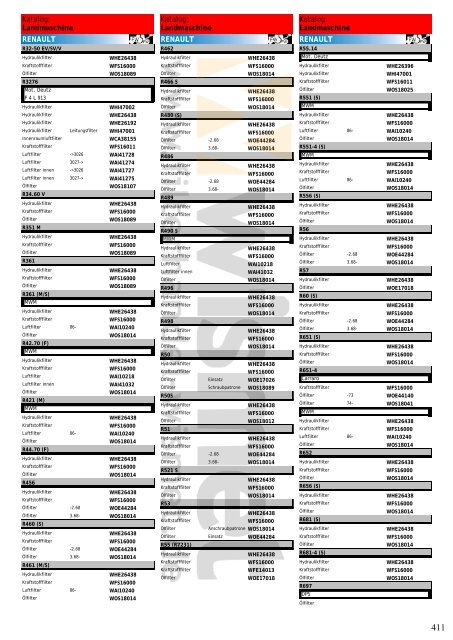 Katalog Landmaschinen