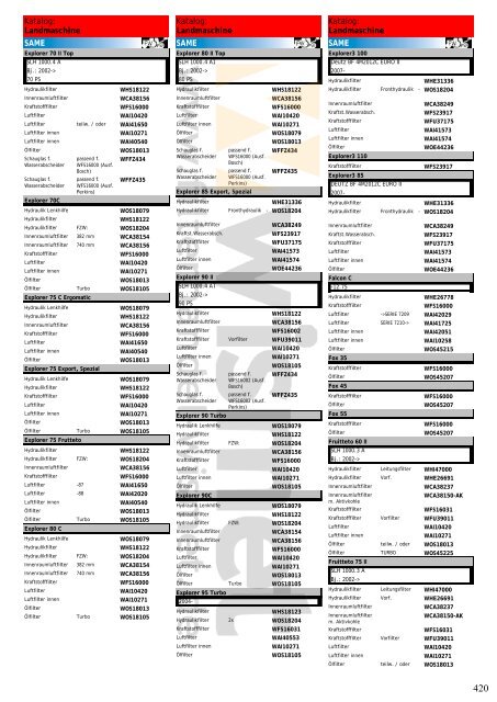 Katalog Landmaschinen