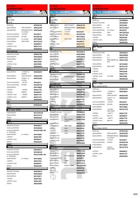 Katalog Landmaschinen