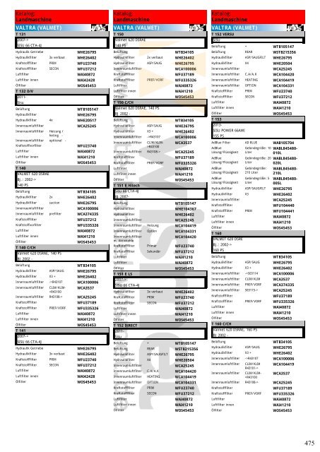 Katalog Landmaschinen