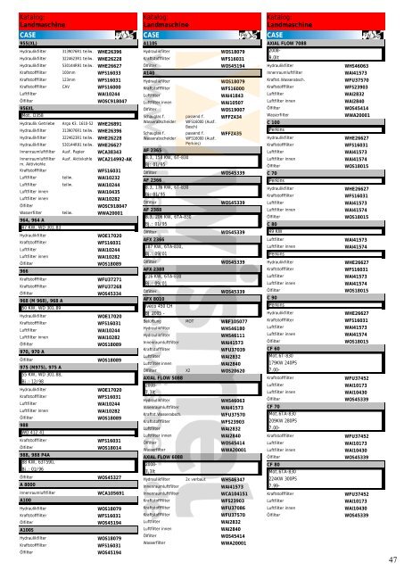 Katalog Landmaschinen