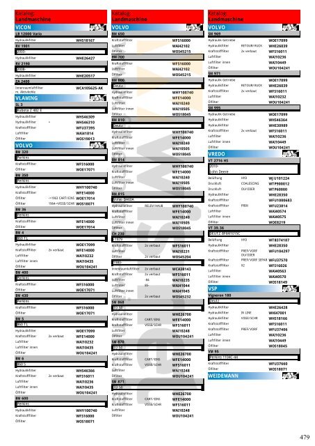 Katalog Landmaschinen