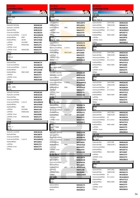 Katalog Landmaschinen