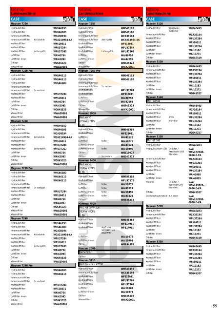 Katalog Landmaschinen