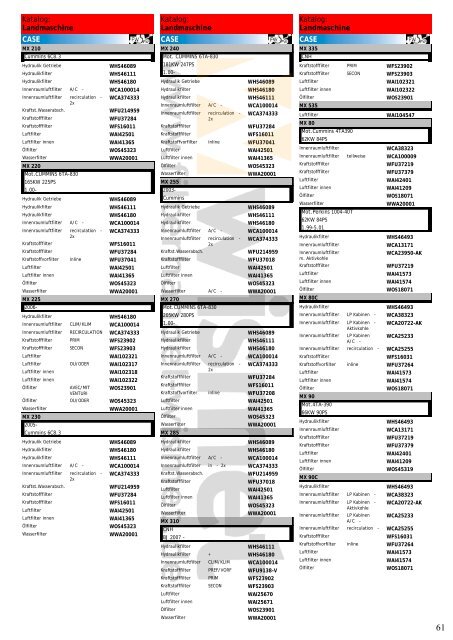 Katalog Landmaschinen