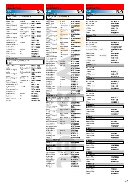 Katalog Landmaschinen