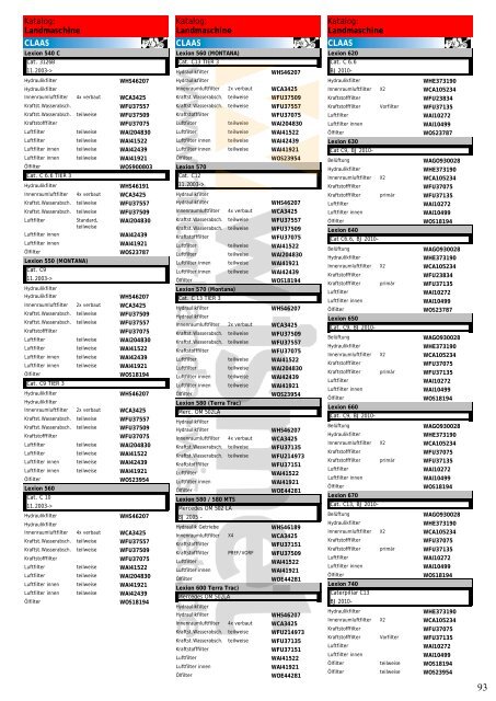 Katalog Landmaschinen