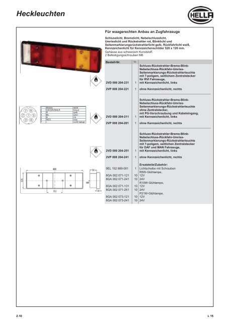 Hella Universalbeleuchtung