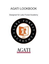 AGATI - Lake Forest Academy Lookbook