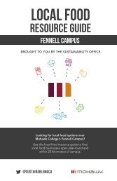 Local Food Guide - Fennell Campus