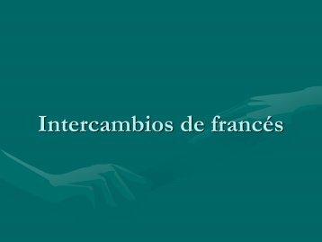 Intercambios de francés