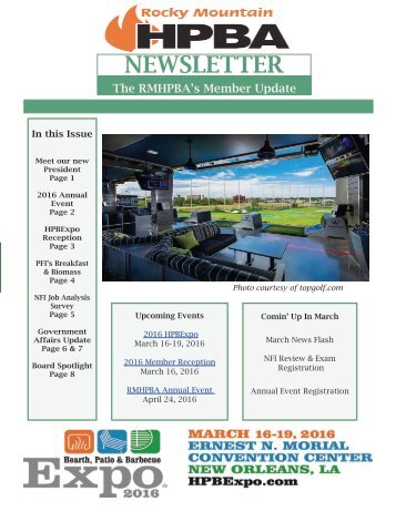 RMHPBA Newsletter