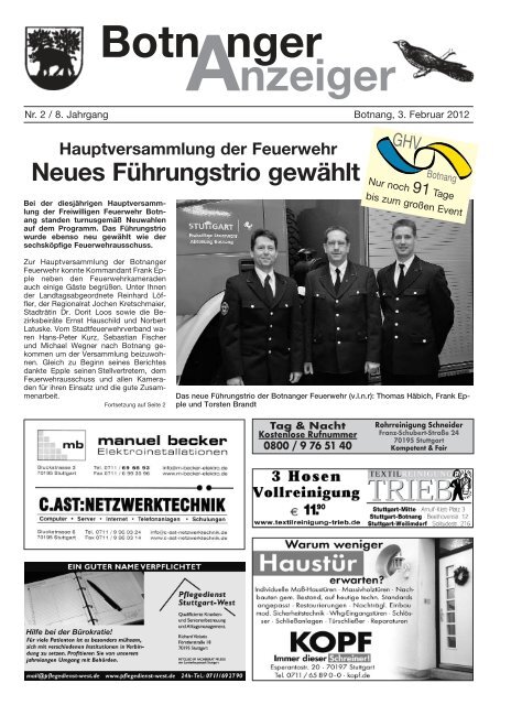 Anzeiger - Pressebüro Tommasi