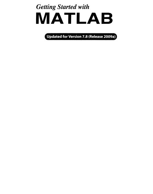 MATLAB by rudra pratap