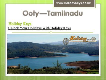 Ooty — Tamilnadu | HolidayKeys.co.uk