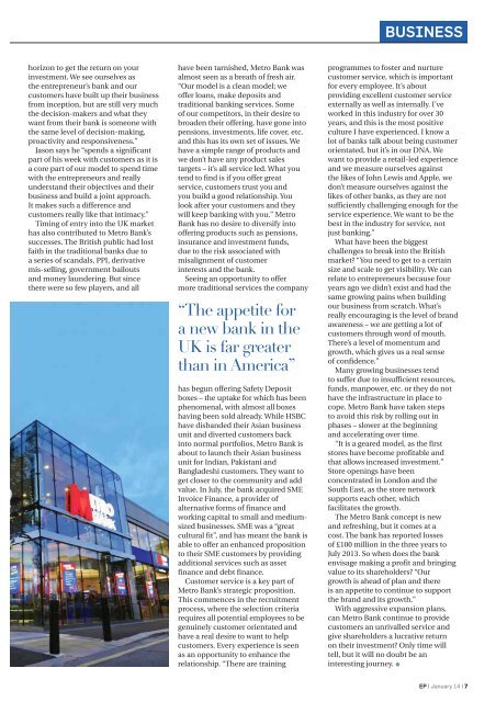 EP Business in Hospitality Issue 48 - January 2014