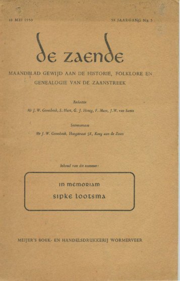 De Zaende