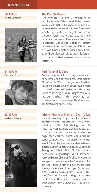 14. Blues & Rock Festival Altzella | 05. - 06. Mai 2016