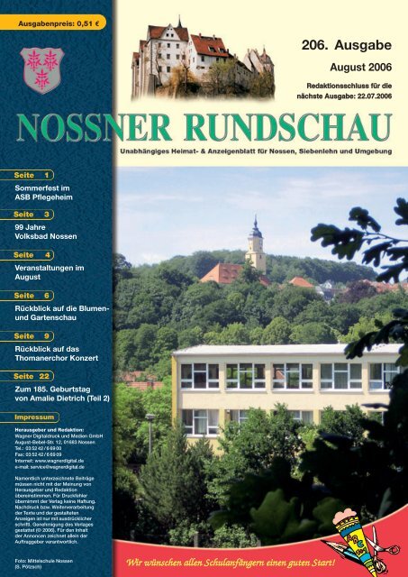 206. Ausgabe - Nossner Rundschau